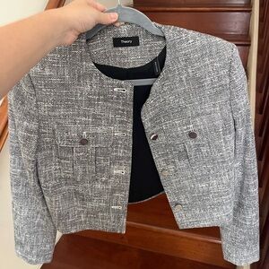 Theory Women's Cropped Blazer